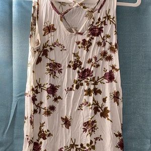 Maurice's Strappy Floral Tank-Top Size Medium